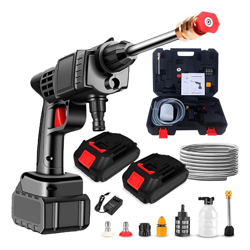 🔥 [OFERTA HOY 50% OFF + Envío Gratis] Hidrolavadora Portátil Inalámbrica 48V